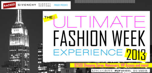 The Ultimate Fashion Week giveaway